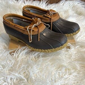 L.L. Bean Men's Black and Brown Shoes